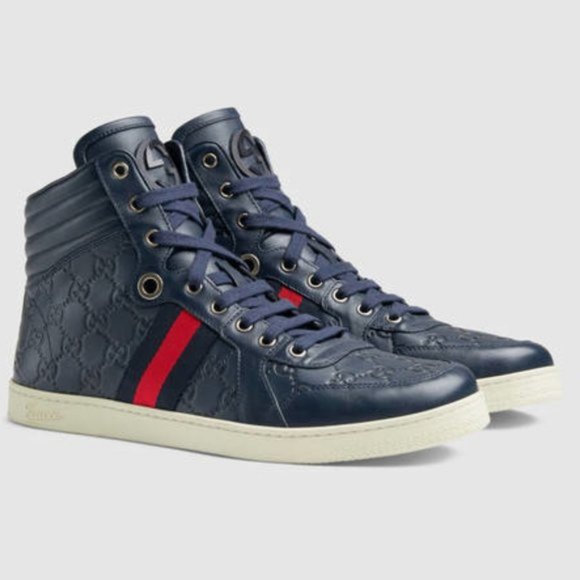Gucci Other - Gucci Men’s GG Guccissima Leather High-top Sneaker
